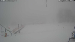 Spodní část sjezdovky