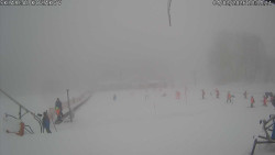 Spodní část sjezdovky