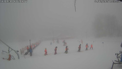 Spodní část sjezdovky