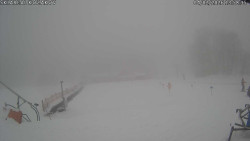 Spodní část sjezdovky