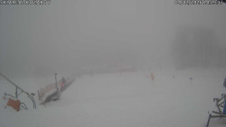 Spodní část sjezdovky