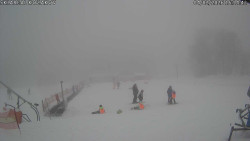 Spodní část sjezdovky