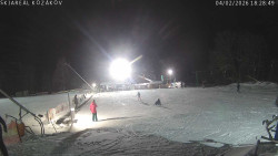 Spodní část sjezdovky