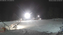 Spodní část sjezdovky