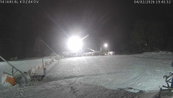 Spodní část sjezdovky