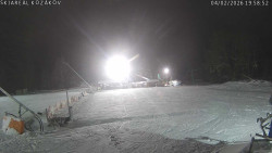 Spodní část sjezdovky