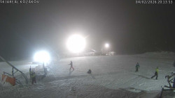 Spodní část sjezdovky