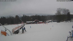 Spodní část sjezdovky