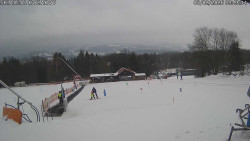 Spodní část sjezdovky