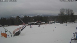 Spodní část sjezdovky