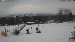 Spodní část sjezdovky