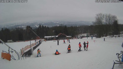 Spodní část sjezdovky