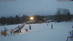 Spodní část sjezdovky