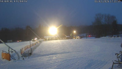 Spodní část sjezdovky