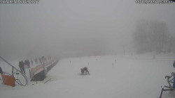 Spodní část sjezdovky