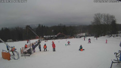 Spodní část sjezdovky