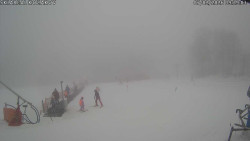 Spodní část sjezdovky