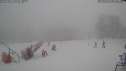 Spodní část sjezdovky