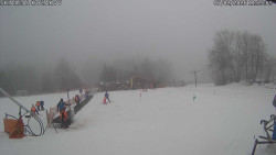 Spodní část sjezdovky