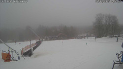 Spodní část sjezdovky