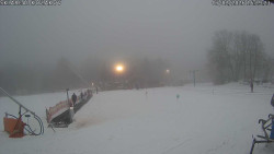 Spodní část sjezdovky