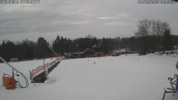 Spodní část sjezdovky