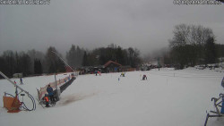 Spodní část sjezdovky