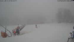 Spodní část sjezdovky