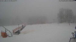 Spodní část sjezdovky