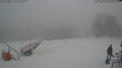 Spodní část sjezdovky