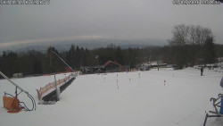 Spodní část sjezdovky