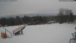 Spodní část sjezdovky