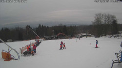 Spodní část sjezdovky