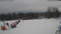 Spodní část sjezdovky