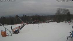 Spodní část sjezdovky