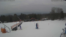 Spodní část sjezdovky