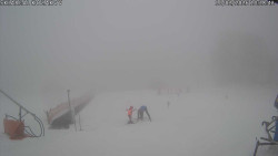 Spodní část sjezdovky