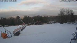 Spodní část sjezdovky