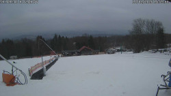 Spodní část sjezdovky