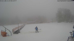 Spodní část sjezdovky