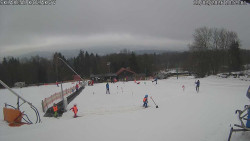 Spodní část sjezdovky