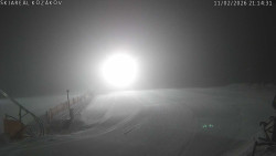 Spodní část sjezdovky