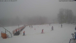 Spodní část sjezdovky