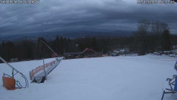 Spodní část sjezdovky