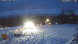 Spodní část sjezdovky