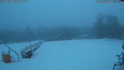 Spodní část sjezdovky