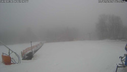 Spodní část sjezdovky