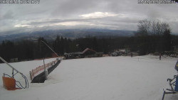 Spodní část sjezdovky