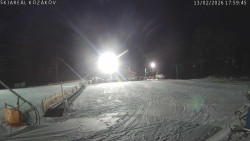 Spodní část sjezdovky