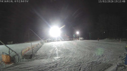 Spodní část sjezdovky